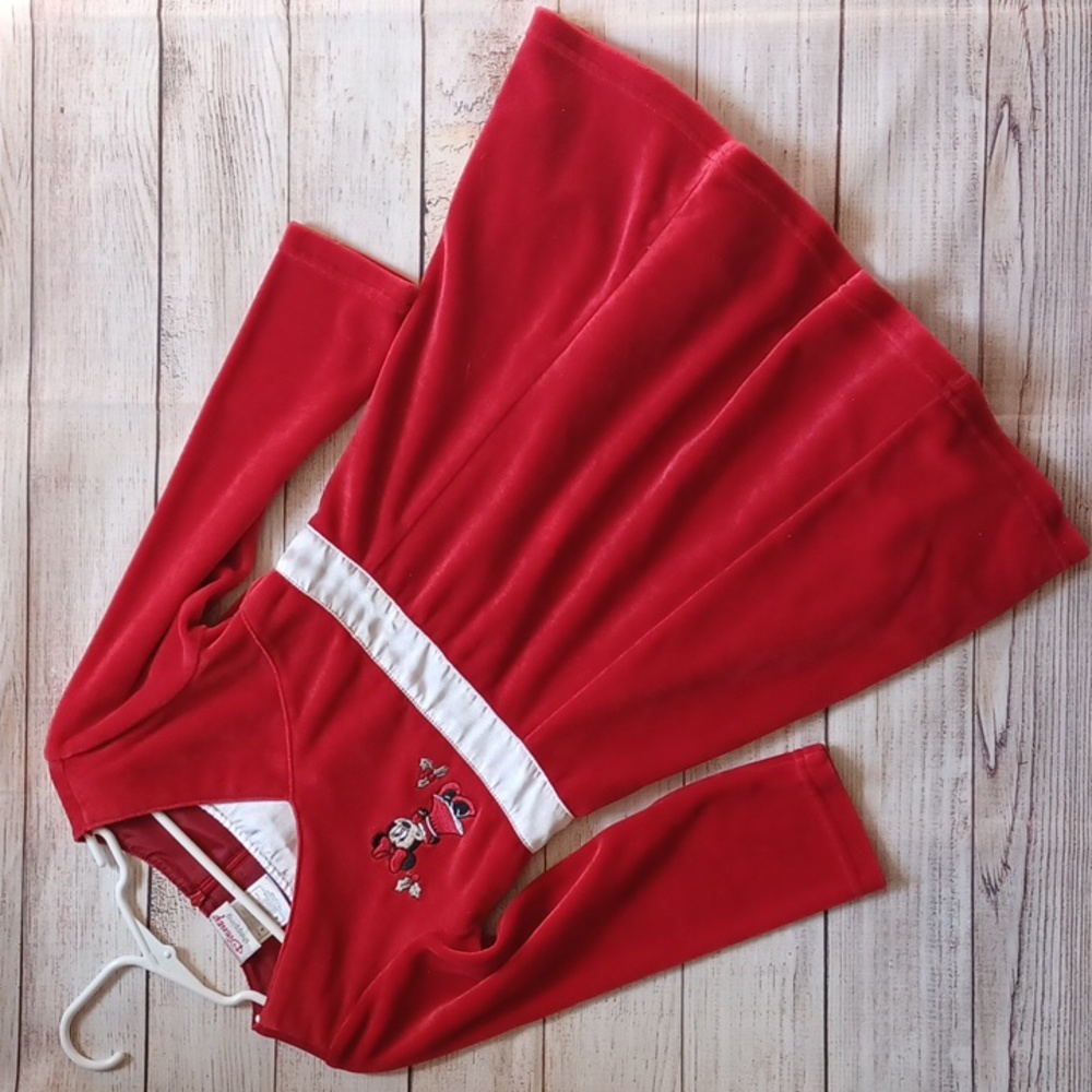 Disney Holiday mini mouse dress. Red velvet. Girls size 4.